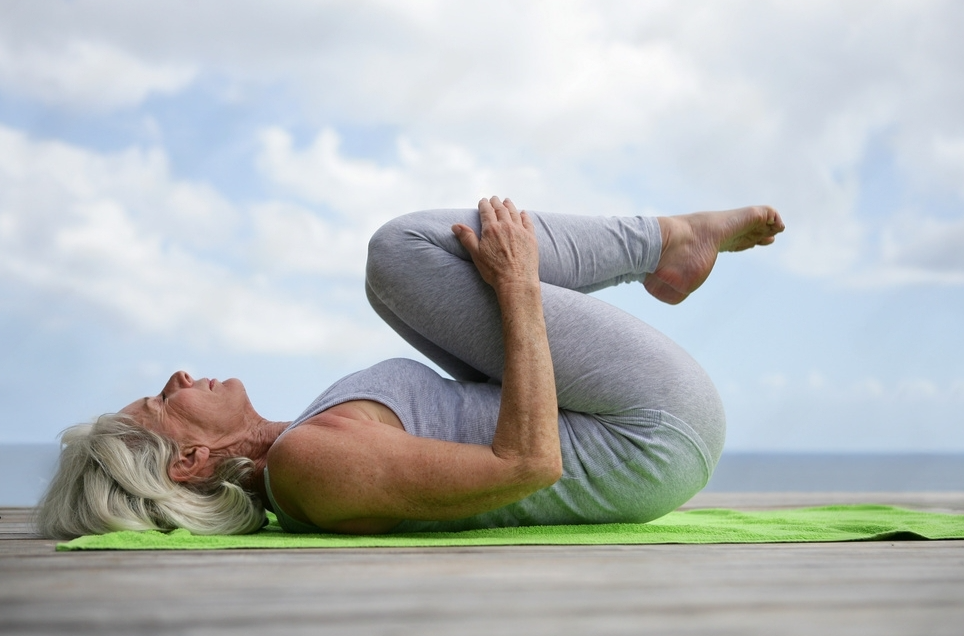 Yoga poses to help relieve menopause symptoms - Yahoo Sport